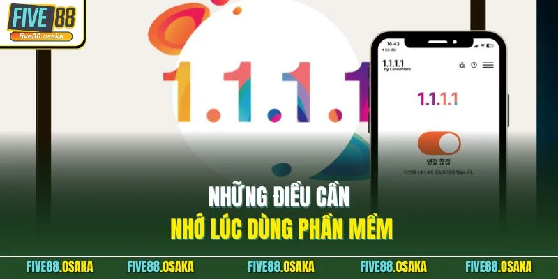 Những điều cần nhớ lúc dùng phần mềm